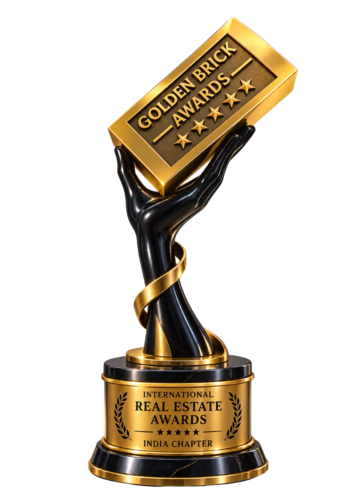 Golden Brick Awards trophy